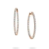 Creolen Diamond Hoops