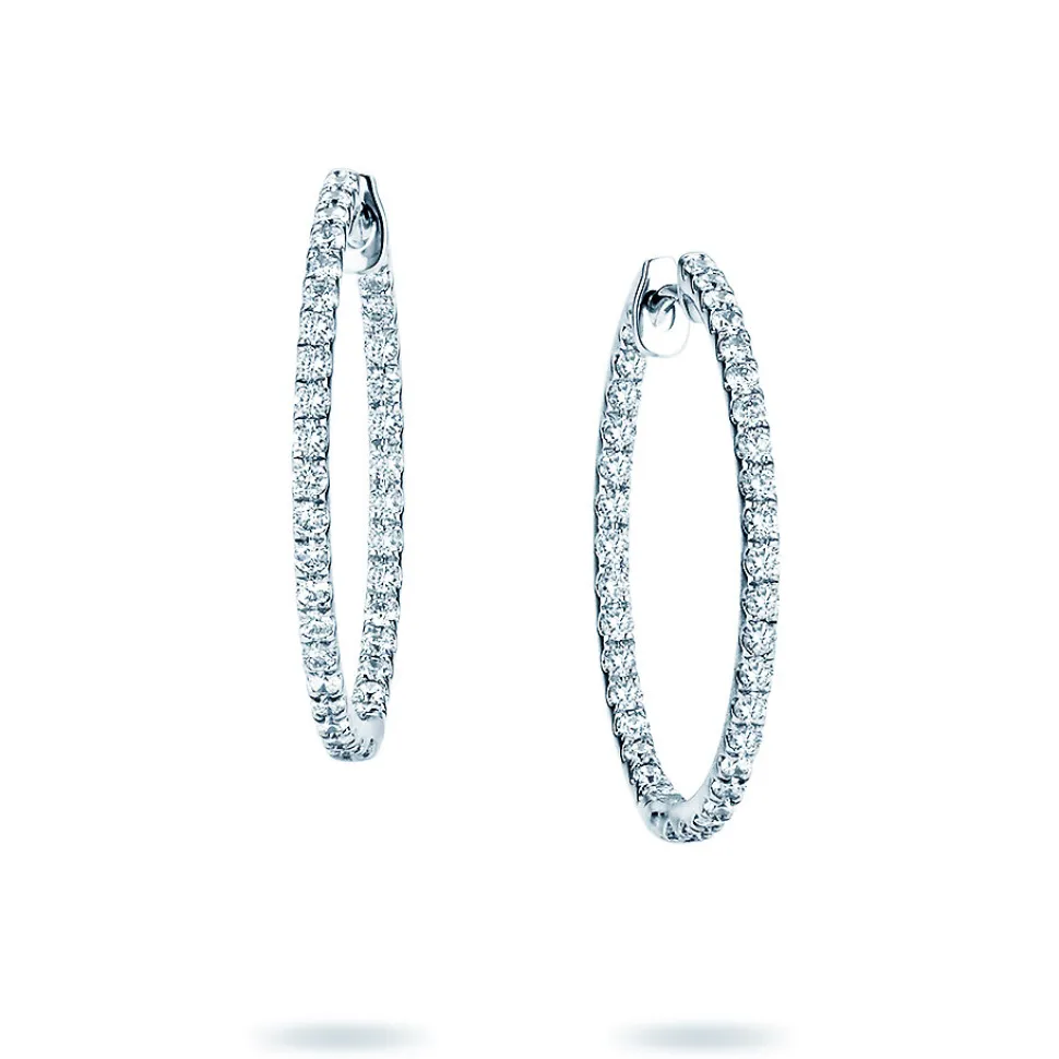 Creolen Diamond Hoops