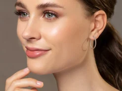 Creolen Diamond Hoops