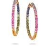 Creolen Rainbow Ombre