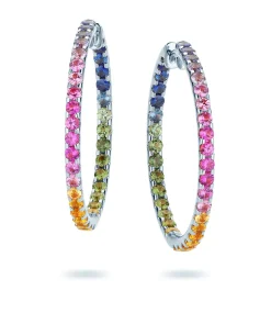 Creolen Rainbow Ombre