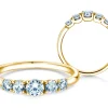 Diamantring 5 Diamonds