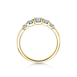 Diamantring 5 Diamonds