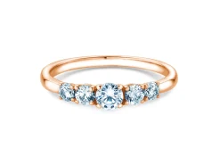 Diamantring 5 Diamonds