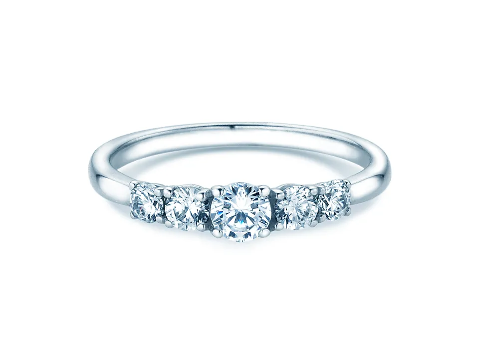 Diamantring 5 Diamonds