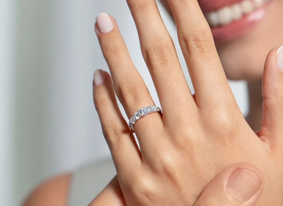 Diamantring 9 Diamonds