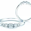 Diamantring 5 Diamonds mit fünf funkelnden Diamanten