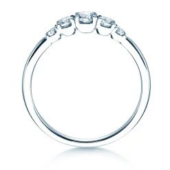 Diamantring 5 Diamonds mit fünf funkelnden Diamanten