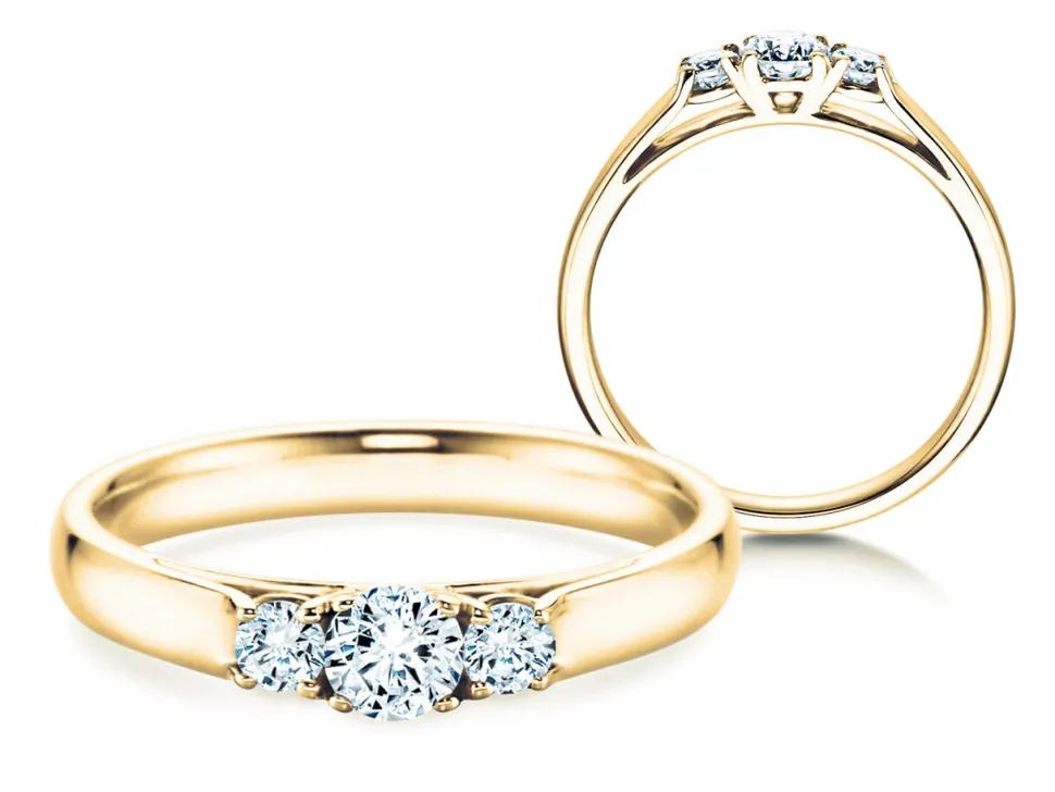 Diamantring 3 Stones