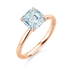 Diamantring Asscher Cut