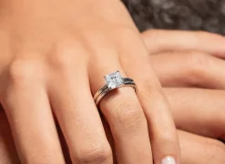 Diamantring Asscher Cut