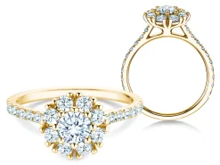 Diamantring Bloom Pavé
