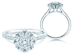 Diamantring Bloom Pavé
