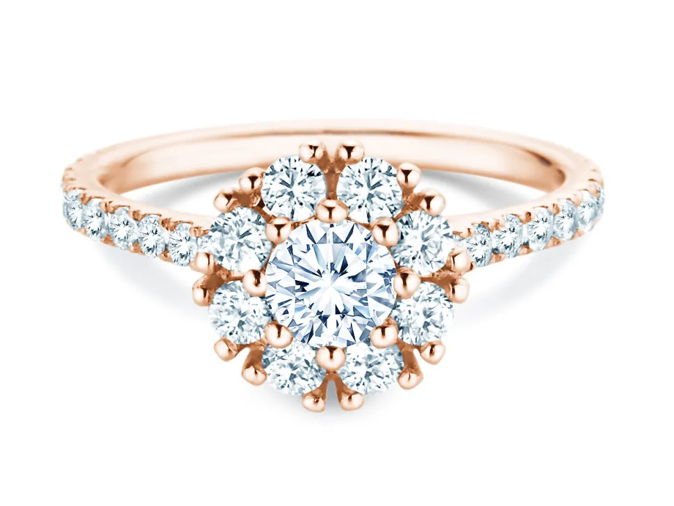 Diamantring Bloom Pavé
