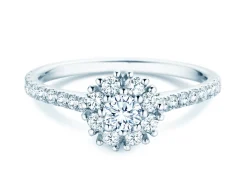 Diamantring Bloom Pavé