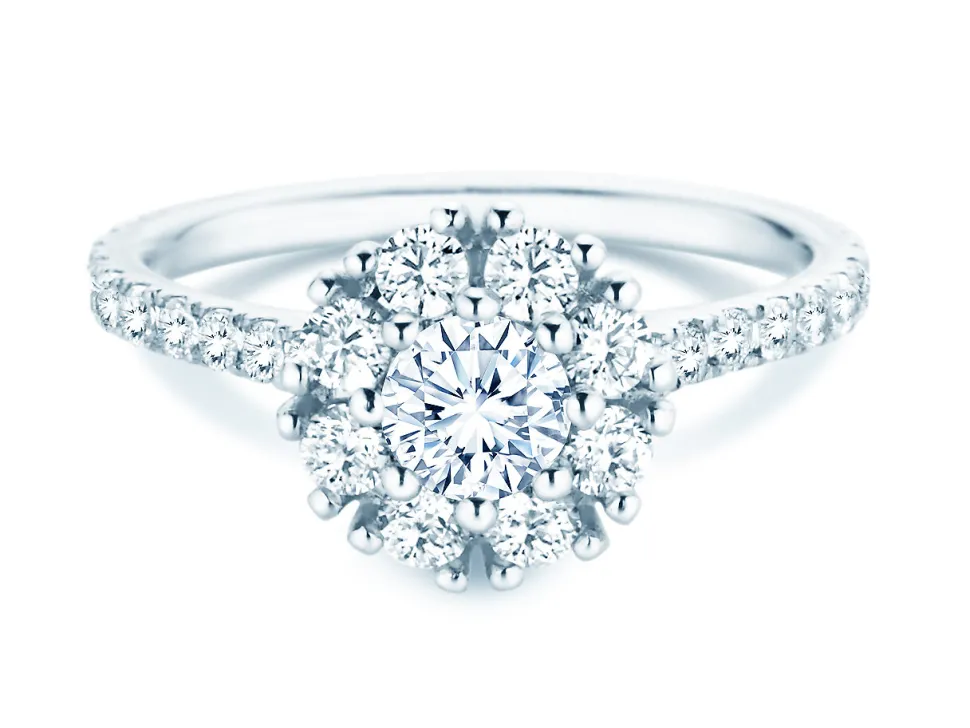 Diamantring Bloom Pavé