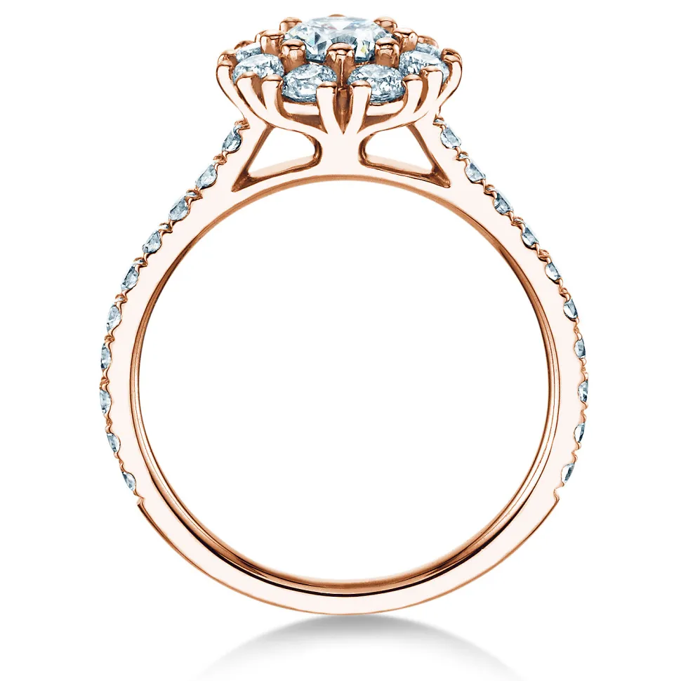 Diamantring Bloom Pavé