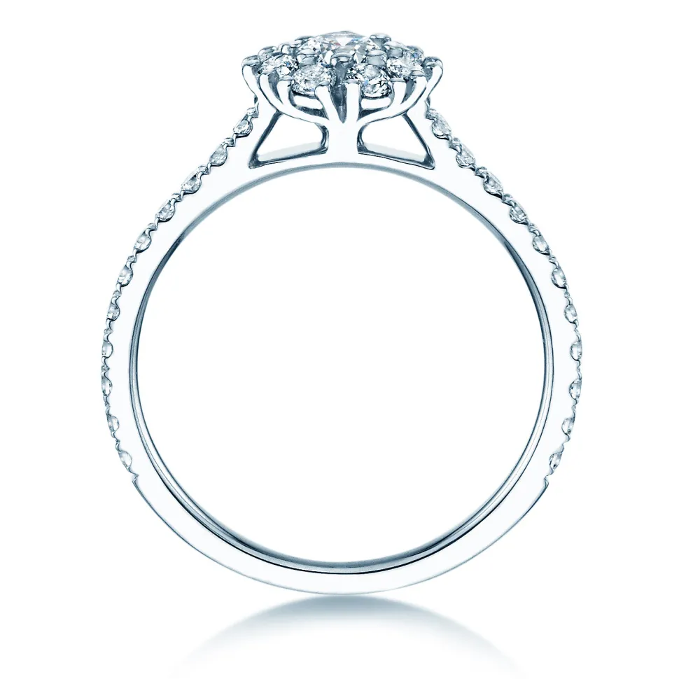 Diamantring Bloom Pavé