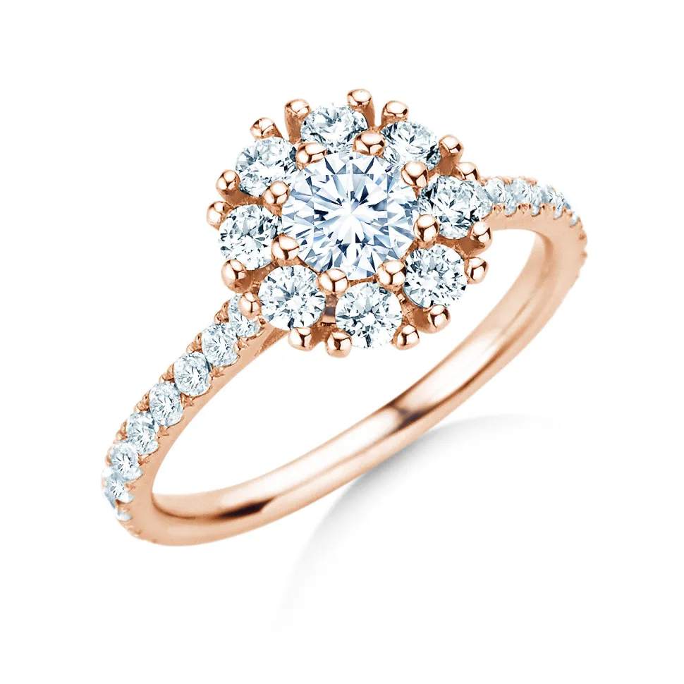 Diamantring Bloom Pavé