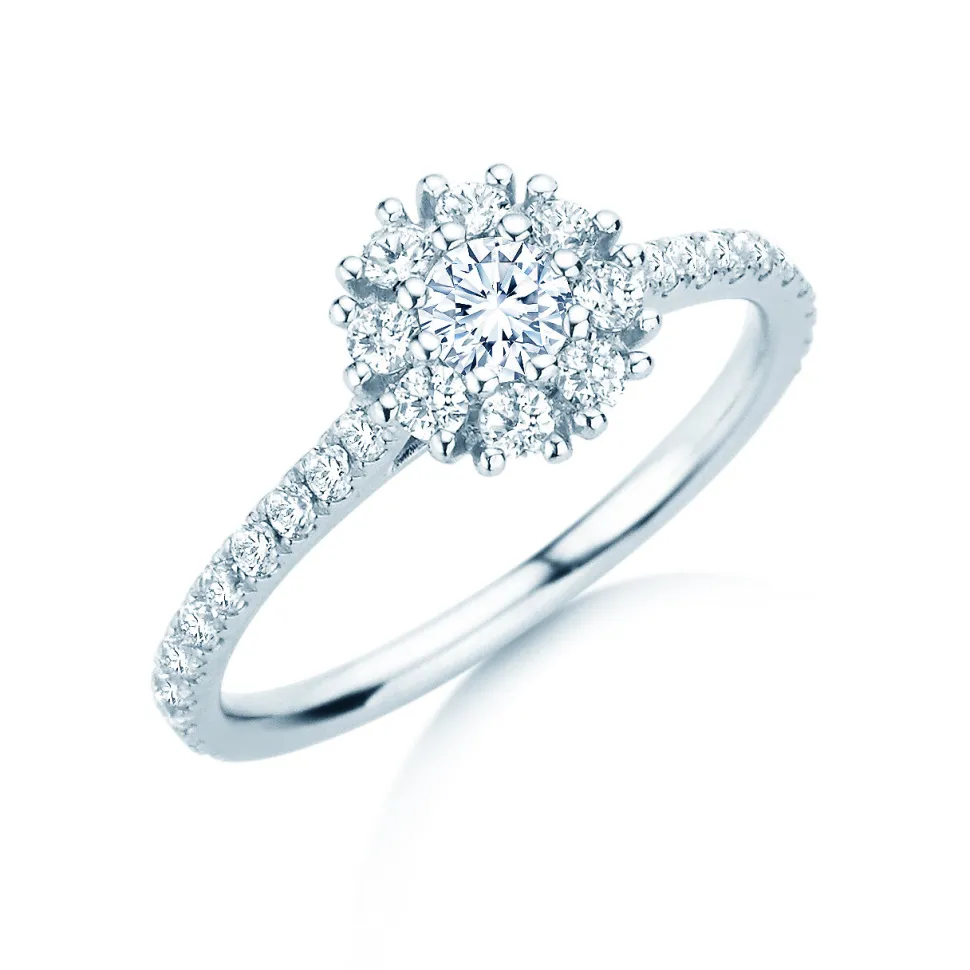 Diamantring Bloom Pavé