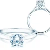 Diamantring Classic 4 Hidden Halo