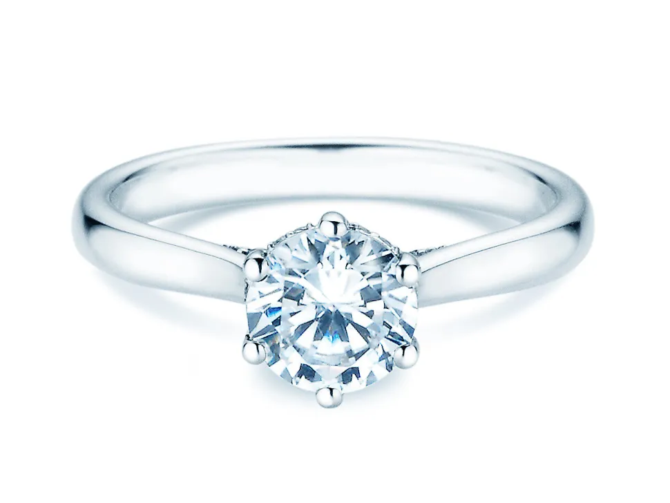 Diamantring Classic 6 Hidden Halo
