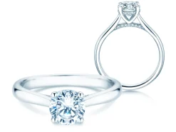 Diamantring Classic 4 Hidden Halo