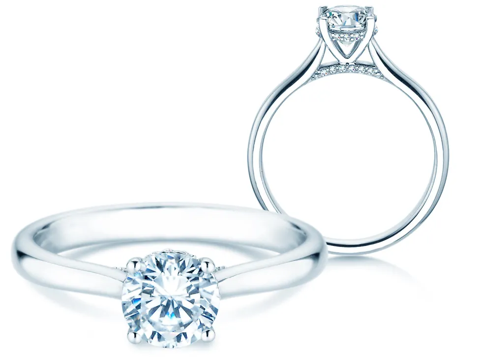 Diamantring Classic 4 Hidden Halo