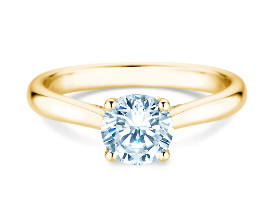 Diamantring Classic 4 Hidden Halo