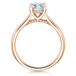 Diamantring Classic 4 Hidden Halo