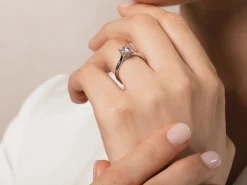 Diamantring Classic 4 Hidden Halo