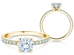 Diamantring Classic 4 Pavé