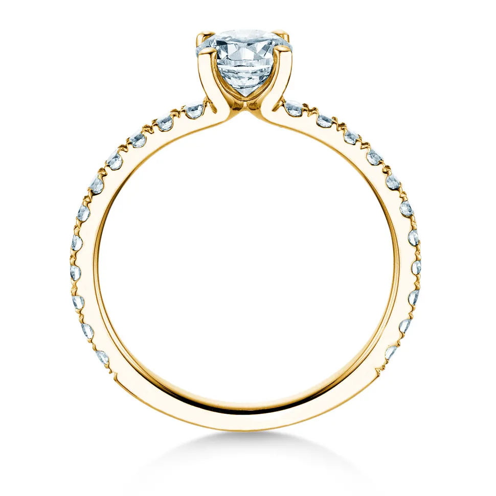 Diamantring Classic 4 Pavé