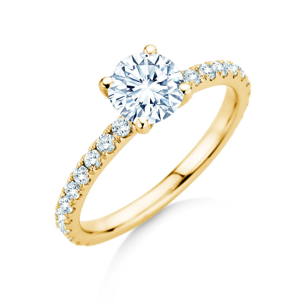 Diamantring Classic 4 Pavé