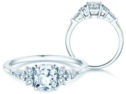 Diamantring Cushion Marquise