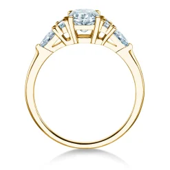 Diamantring Cushion Marquise