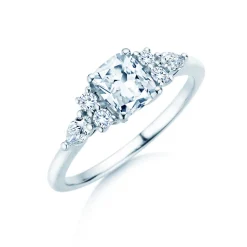 Diamantring Cushion Marquise