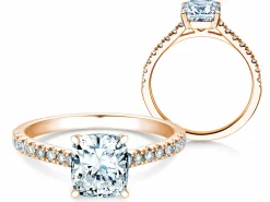 Diamantring Cushion Pavé