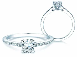 Diamantring Cushion Pavé
