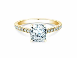 Diamantring Cushion Pavé