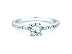 Diamantring Cushion Pavé