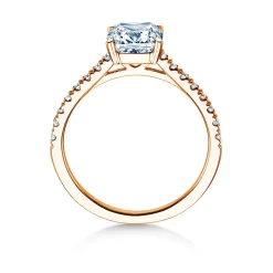 Diamantring Cushion Pavé