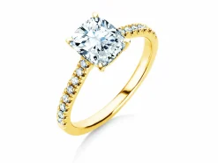 Diamantring Cushion Pavé