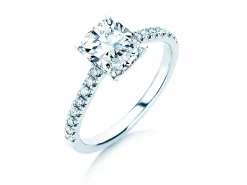 Diamantring Cushion Pavé
