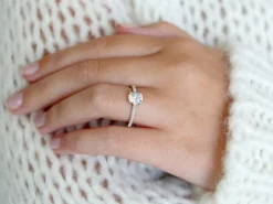 Diamantring Cushion Pavé