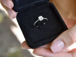 Diamantring Cushion Pavé
