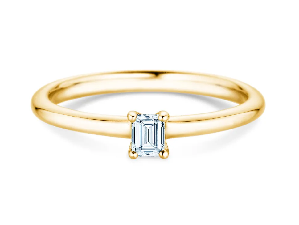 Diamantring Emerald Clean