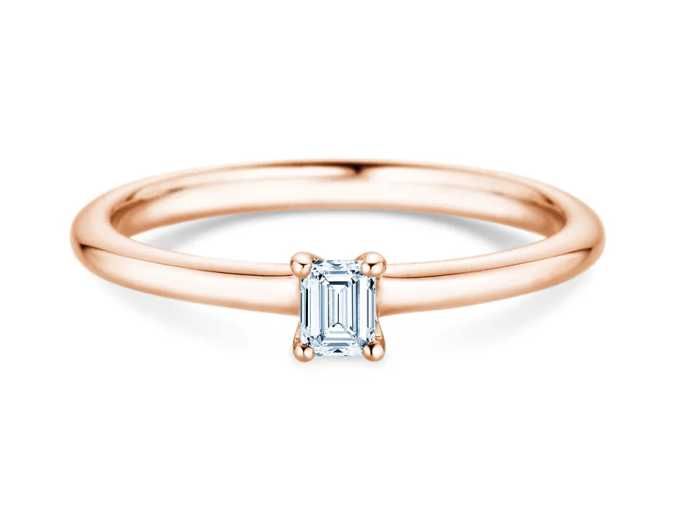 Diamantring Emerald Clean