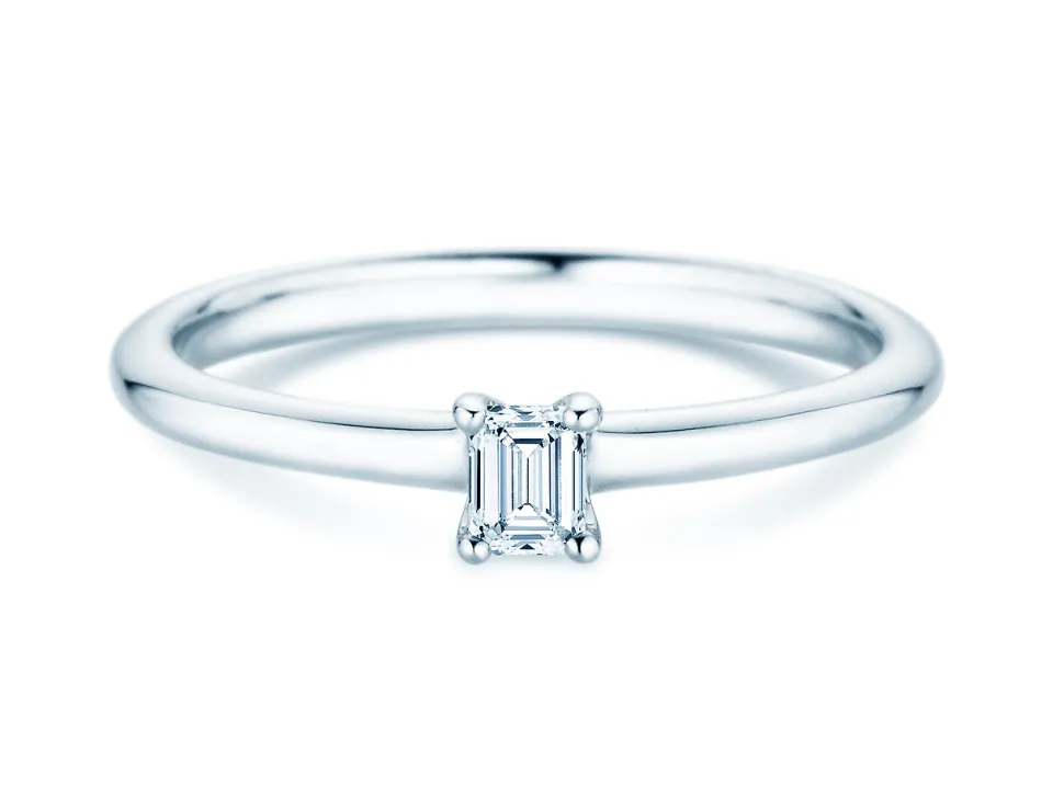 Diamantring Emerald Clean