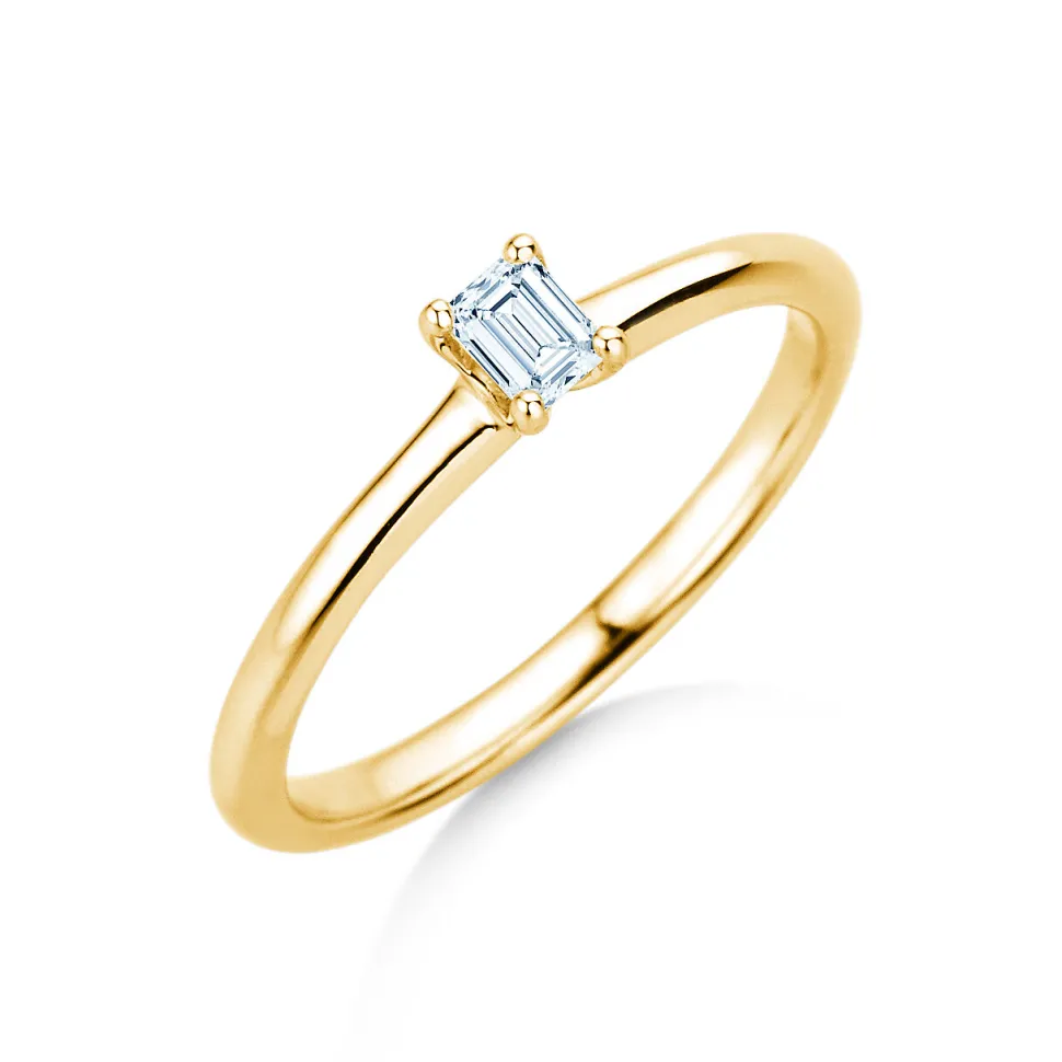 Diamantring Emerald Clean